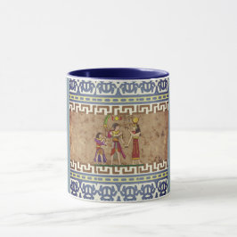Egyptisk stil, forntida egyptisk vintagekultur, mugg