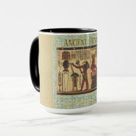 Egyptisk stil, forntida egyptisk vintagekultur , mugg