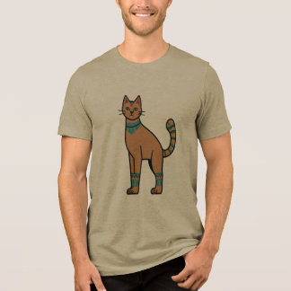 Egyptisk Stil Katt Illustration T-Shirt