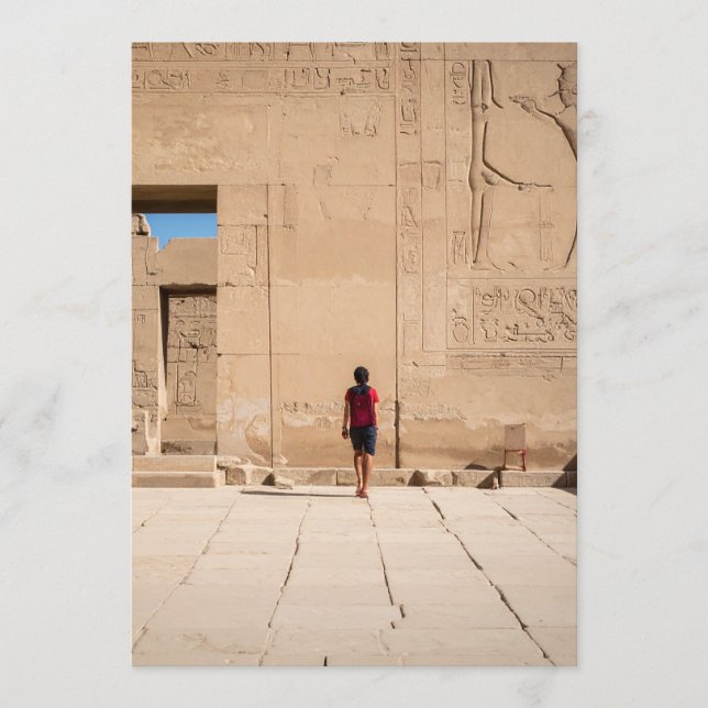 egyptisk stil meny (Framsida)