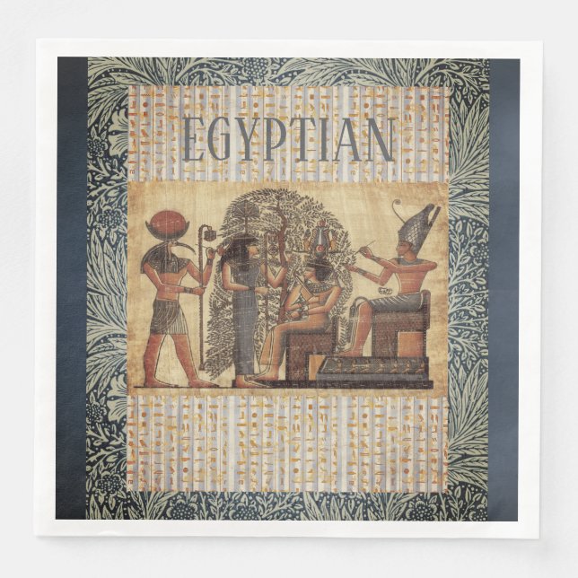 Egyptisk stil  pappersservett (Framsida)