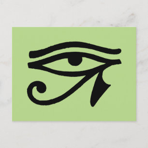 Egyptisk symbol: Wedjat Vykort