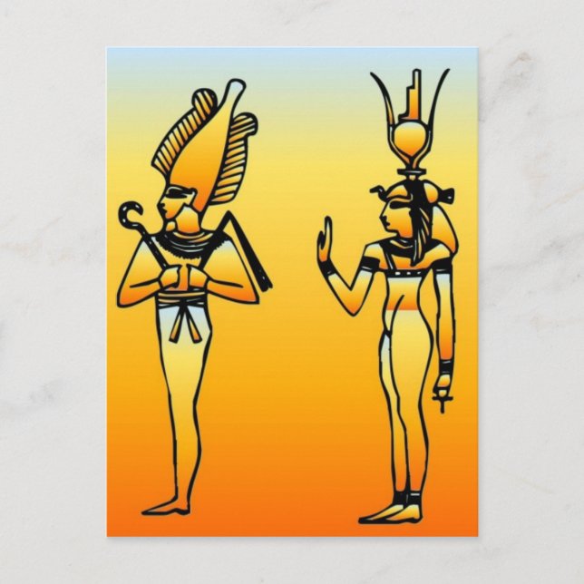 egyptisk vykort (Framsida)