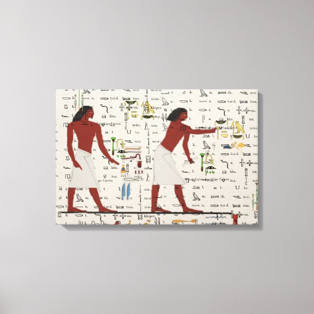 Egyptiska antika canvastryck (Framsida)