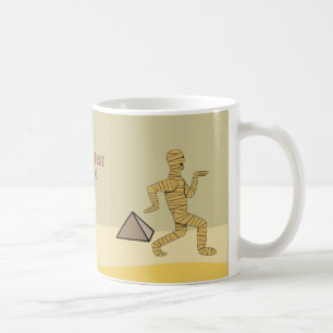 Egyptiska beställnings- mammapyramider för rolig kaffemugg