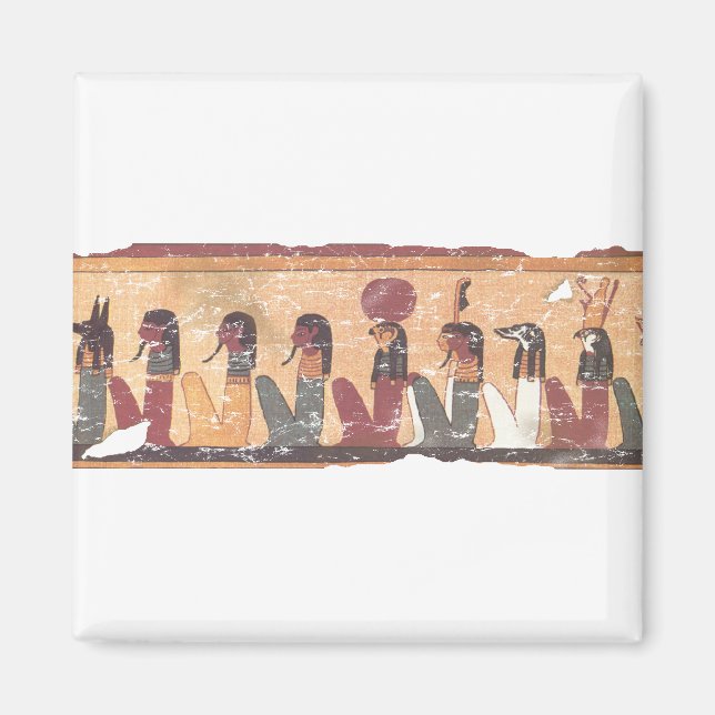 Egyptiska Bok i Dödsdomen Magnet (Framsidan)