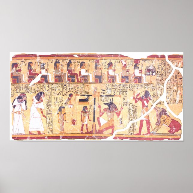 Egyptiska Bok i dödviktningen i Hea Poster (Framsidan)