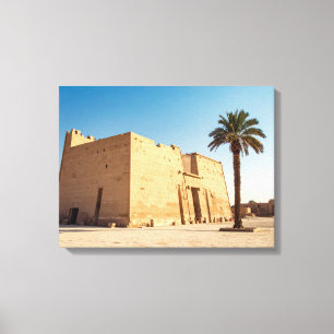 Egyptiska Citadellet med Palmer Canvastryck