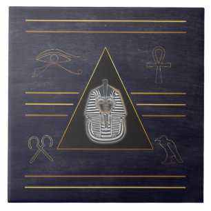 Egyptiska faraoh Hieroglyph Kakelplatta