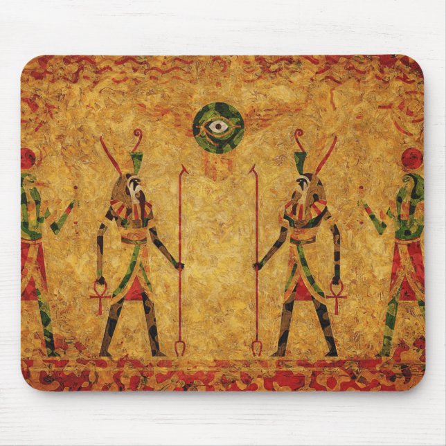 Egyptiska gudar musmatta (Framsidan)