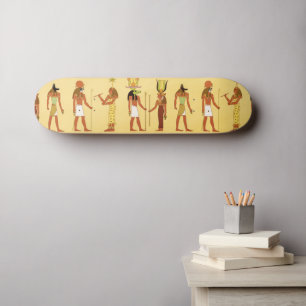 Egyptiska gudar och Goddesses Mini Skateboard Bräda 18,5 Cm