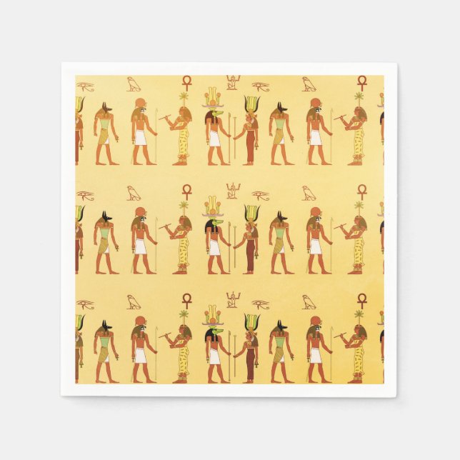Egyptiska gudar och Goddesses Pappersservett (Framsidan)