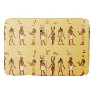 Egyptiska gudar och gudinnor badrumsmatta