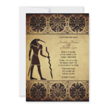 Egyptiska guden Thoth, Quill och Bläck Bröllop