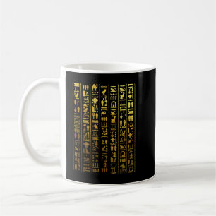 Egyptiska Hieroglyfcs - Ancient Egypten Kaffemugg