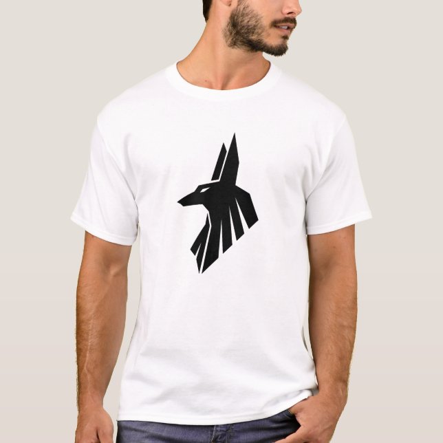 Egyptiska Hieroglyfer - Anubis T Shirt (Framsida)