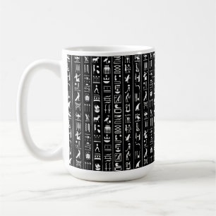 Egyptiska Hieroglyfer Coffee Mugg