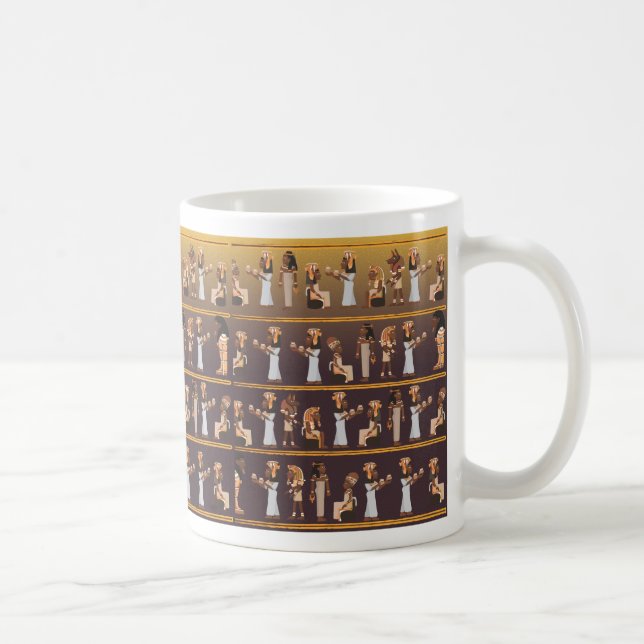 Egyptiska hieroglyfer kaffemugg (Höger)