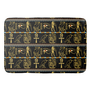 Egyptiska hieroglyfer Öga i Horus Mönster Badrumsmatta