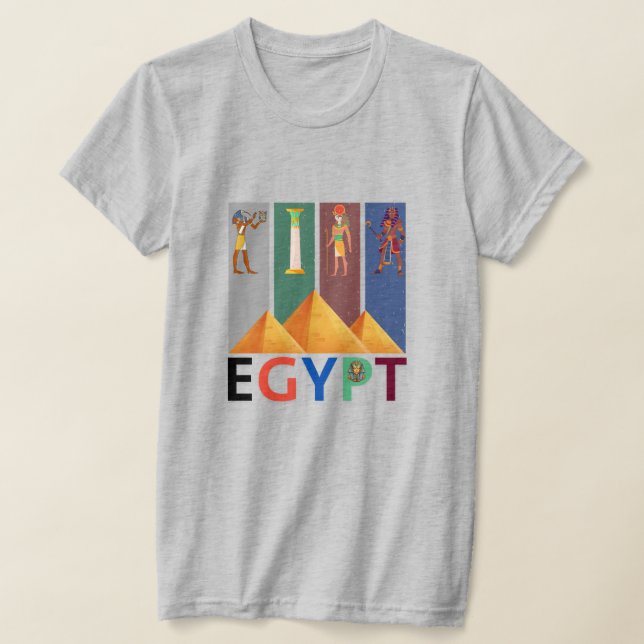 Egyptiska hieroglyfer t shirt (Laydown)