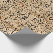 Egyptiska hieroglyfiler Fåglar Mönster 2