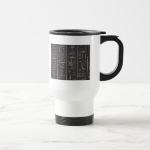 Egyptiska Hieroglyph Mugg