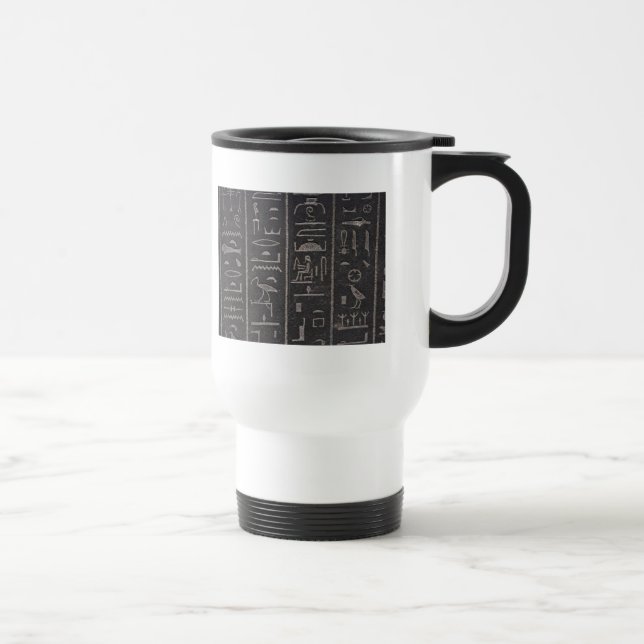 Egyptiska Hieroglyph Mugg (Höger)