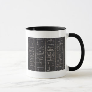 Egyptiska Hieroglyph Mugg