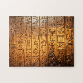 Egyptiska Hieroglyph Puzzle Pussel