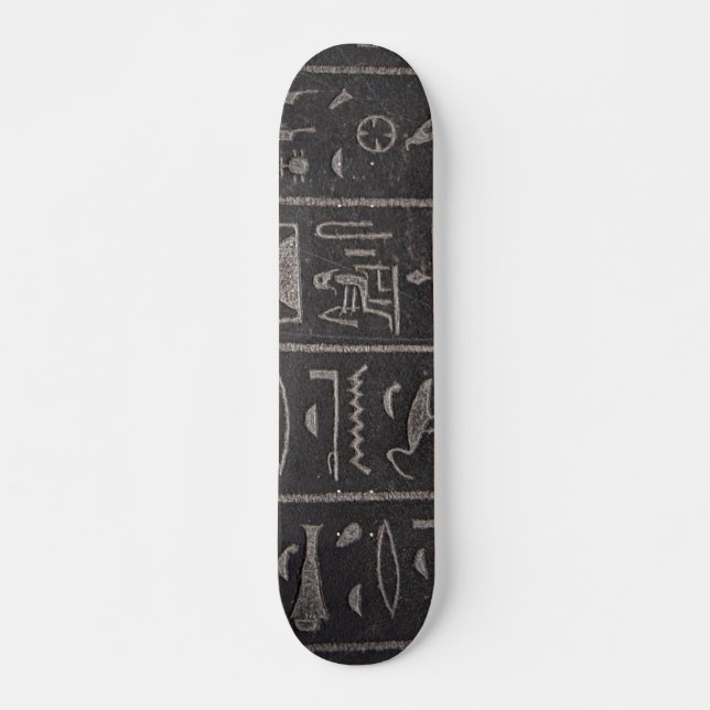 Egyptiska Hieroglyph Skateboard (Framsida)