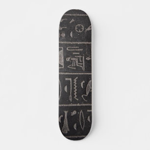 Egyptiska Hieroglyph Skateboard Bräda 20,5 Cm