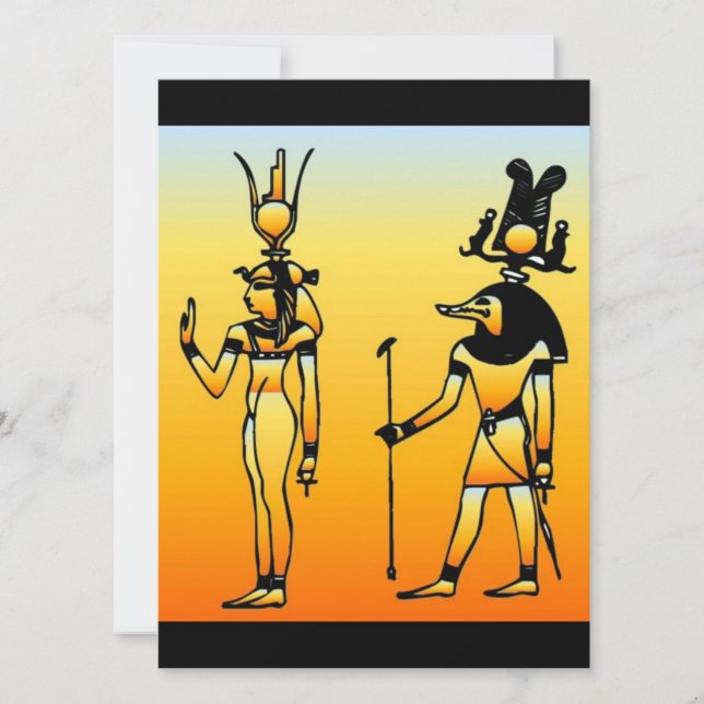 Egyptiska Hieroglyphics (Framsida)