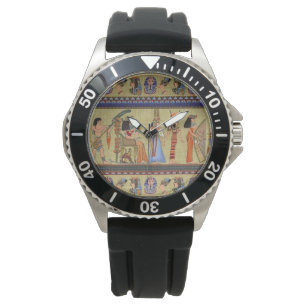 Egyptiska Hieroglyphics Armbandsur