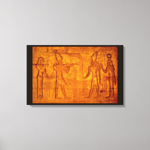 Egyptiska Hieroglyphics Canvastryck