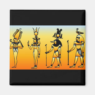 Egyptiska Hieroglyphics Magnet