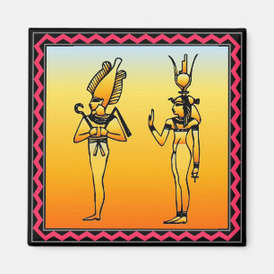 Egyptiska Hieroglyphics Magnet