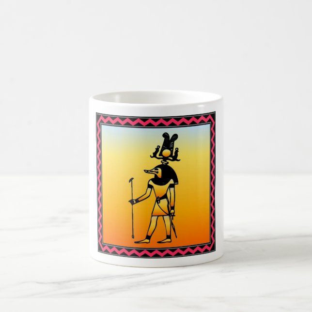 Egyptiska Hieroglyphics Mugg (Center)