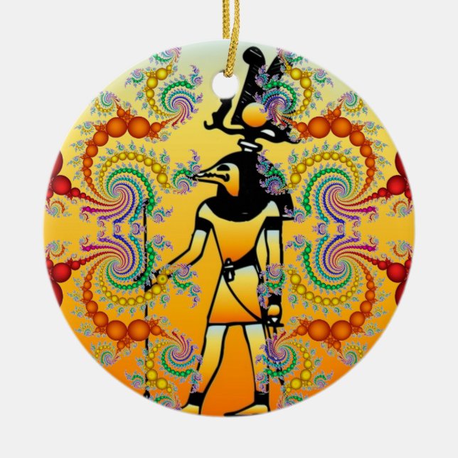 Egyptiska Hieroglyphics Ornament (Framsidan)
