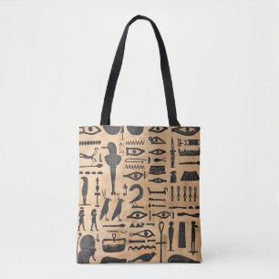 Egyptiska Hieroglyphics Tygkasse