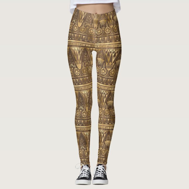 Egyptiska inslag II Leggings (Framsida)