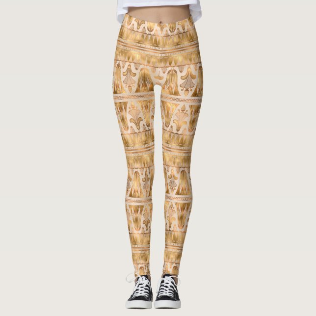 Egyptiska inslag leggings (Framsida)