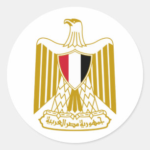 Egyptiska Jacka av Arm Runt Klistermärke
