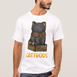 Egyptiska Kat Gud Bastet Cat är Gods T Shirt