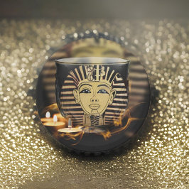 Egyptiska Kung med gungande ljus Ljus