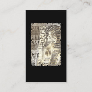 Egyptiska Kung Tut Pharaoh Tutankhamun Wall Art Visitkort