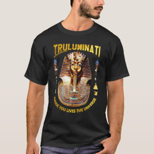 Egyptiska Kung Tut Tutankhamen Illuminati T Shirt