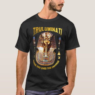 Egyptiska Kung Tut Tutankhamen Illuminati T Shirt
