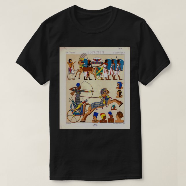 Egyptiska mode och tillbehör från Gesc T Shirt (Design framsida)