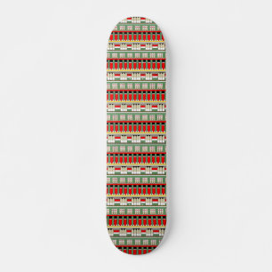 Egyptiska Mönster 01 Mini Skateboard Bräda 18,5 Cm