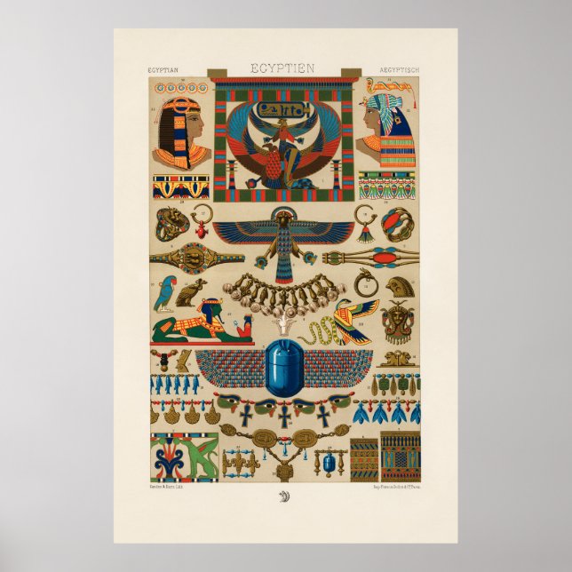Egyptiska Mönster 2 Poster (Framsidan)